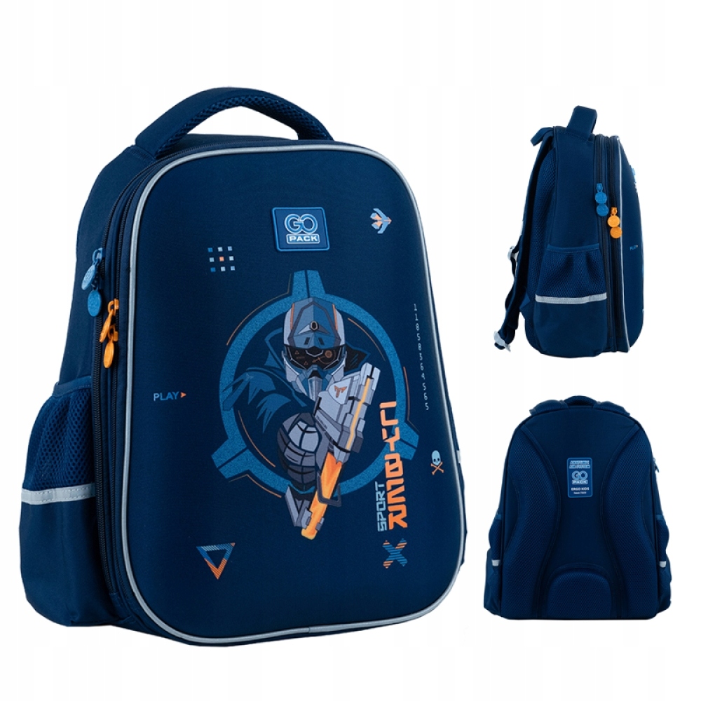 Školský batoh pre prvákov GoPack GO24-165M-8 s ergonomickým dizajnom
